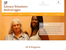 Tablet Screenshot of literacyvolunteersandro.org